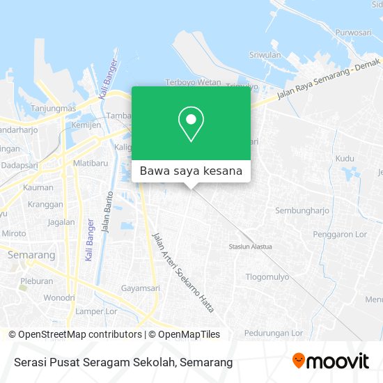 Peta Serasi Pusat Seragam Sekolah