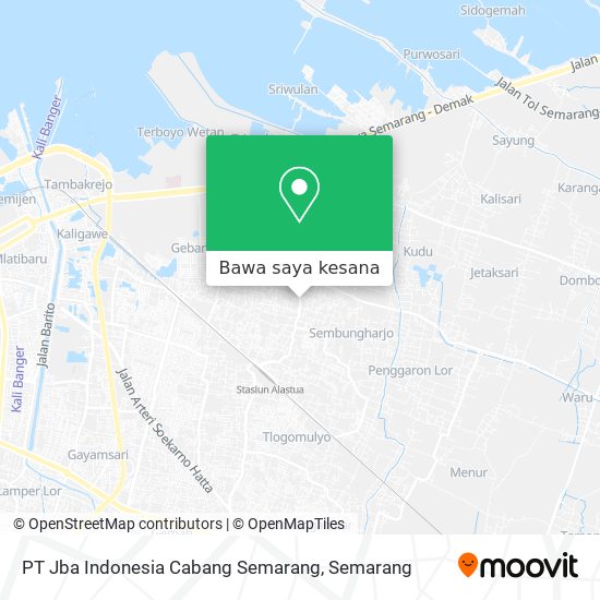 Peta PT Jba Indonesia Cabang Semarang