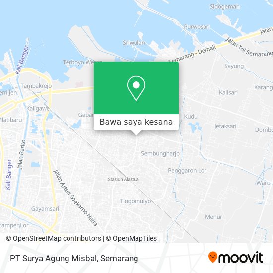 Peta PT Surya Agung Misbal