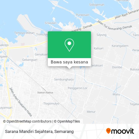 Peta Sarana Mandiri Sejahtera