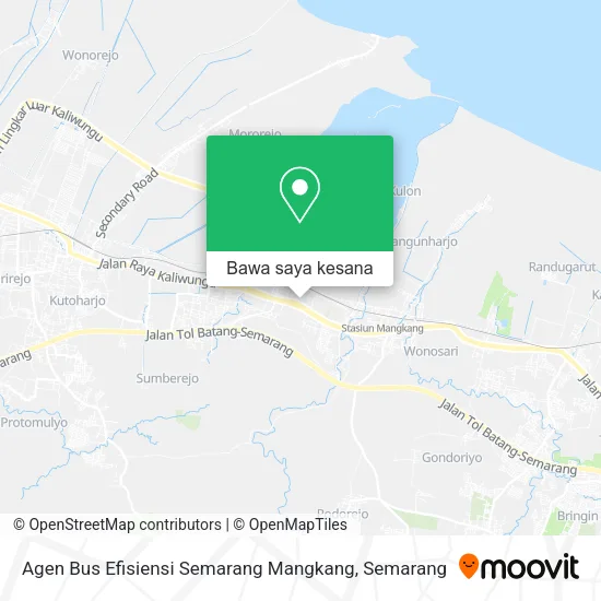 Peta Agen Bus Efisiensi Semarang Mangkang
