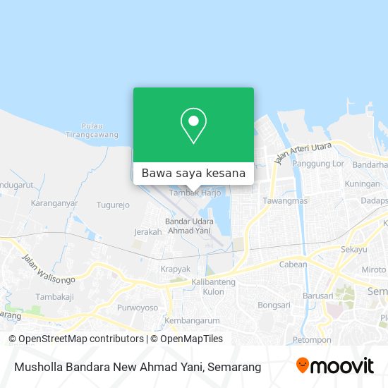 Peta Musholla Bandara New Ahmad Yani