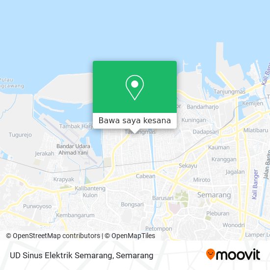 Peta UD Sinus Elektrik Semarang