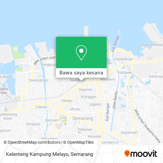 Peta Kelenteng Kampung Melayu