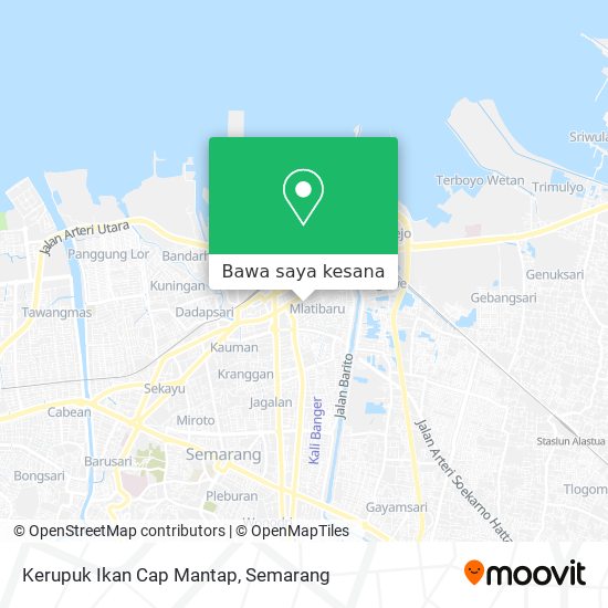 Peta Kerupuk Ikan Cap Mantap