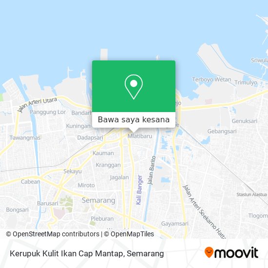 Peta Kerupuk Kulit Ikan Cap Mantap