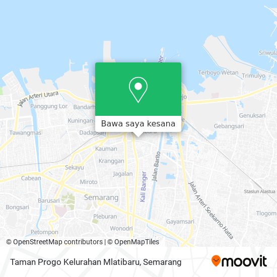 Peta Taman Progo Kelurahan Mlatibaru