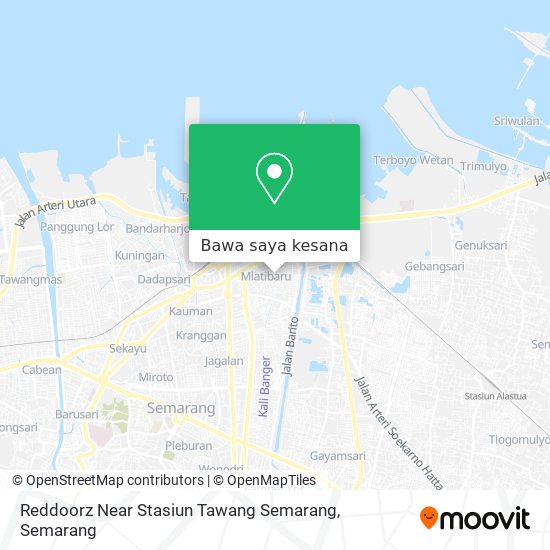 Peta Reddoorz Near Stasiun Tawang Semarang