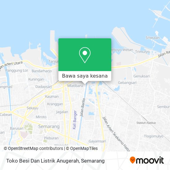Peta Toko Besi Dan Listrik Anugerah