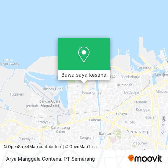 Peta Arya Manggala Contena. PT