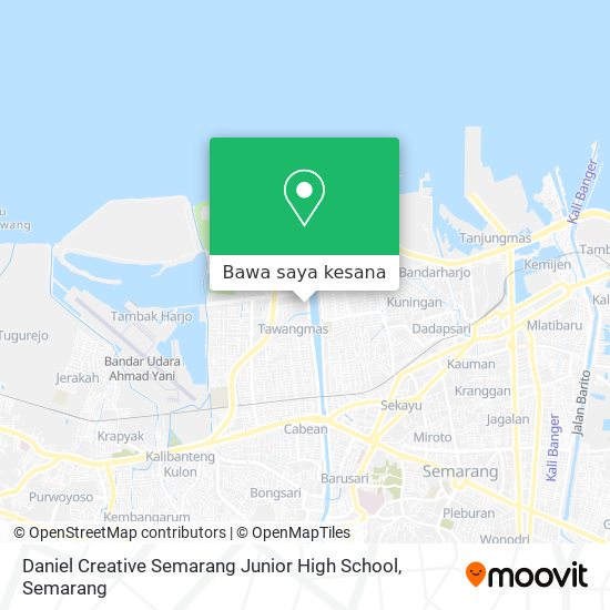 Peta Daniel Creative Semarang Junior High School