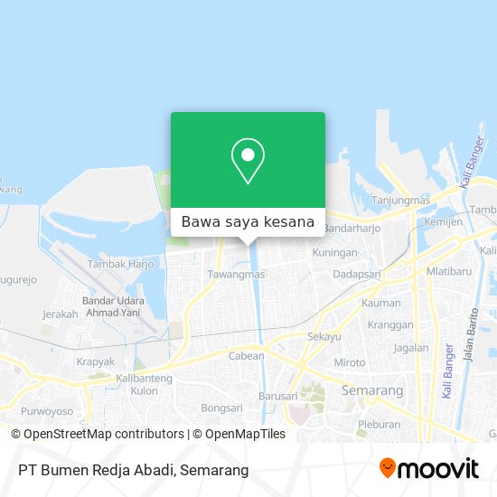 Peta PT Bumen Redja Abadi