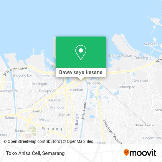 Peta Toko Anisa Cell