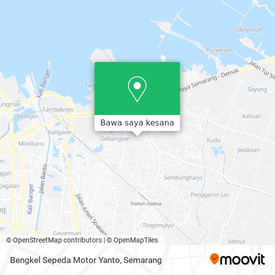 Peta Bengkel Sepeda Motor Yanto