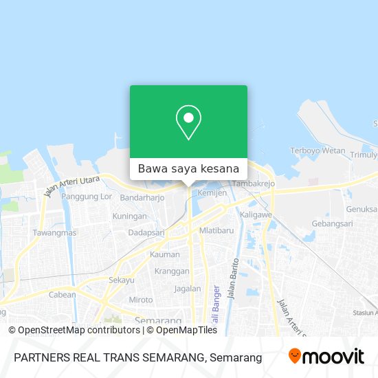 Peta PARTNERS REAL TRANS SEMARANG