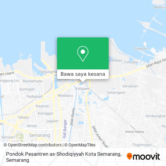 Peta Pondok Pesantren as-Shodiqiyyah Kota Semarang