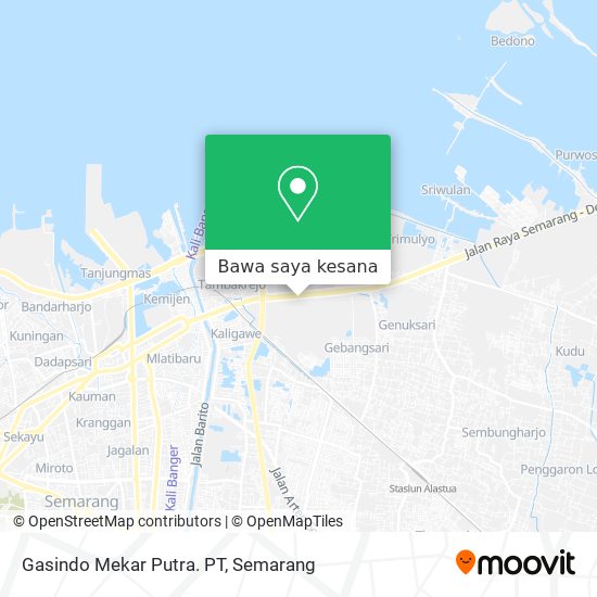 Peta Gasindo Mekar Putra. PT