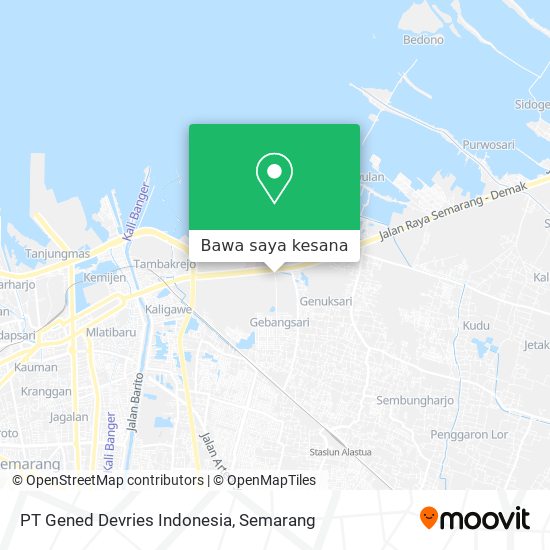 Peta PT Gened Devries Indonesia