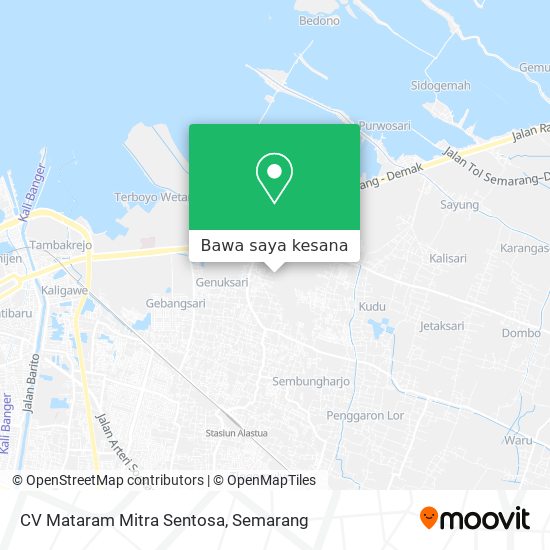Peta CV Mataram Mitra Sentosa