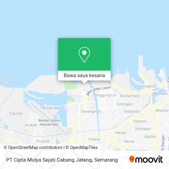 Peta PT Cipta Mulya Sejati Cabang Jateng