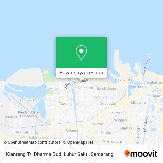 Peta Klenteng Tri Dharma Budi Luhur Sakti