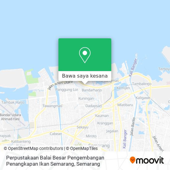 Peta Perpustakaan Balai Besar Pengembangan Penangkapan Ikan Semarang