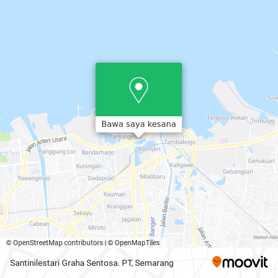 Peta Santinilestari Graha Sentosa. PT