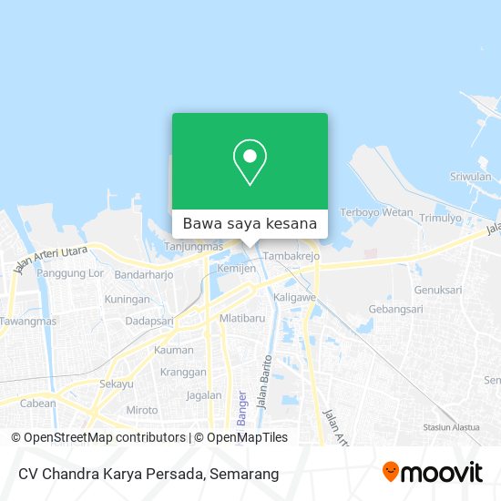 Peta CV Chandra Karya Persada