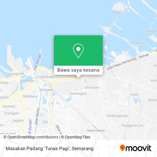 Peta Masakan Padang 'Tunas Pagi'