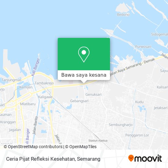 Peta Ceria Pijat Refleksi Kesehatan