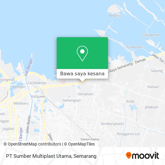 Peta PT Sumber Multiplast Utama