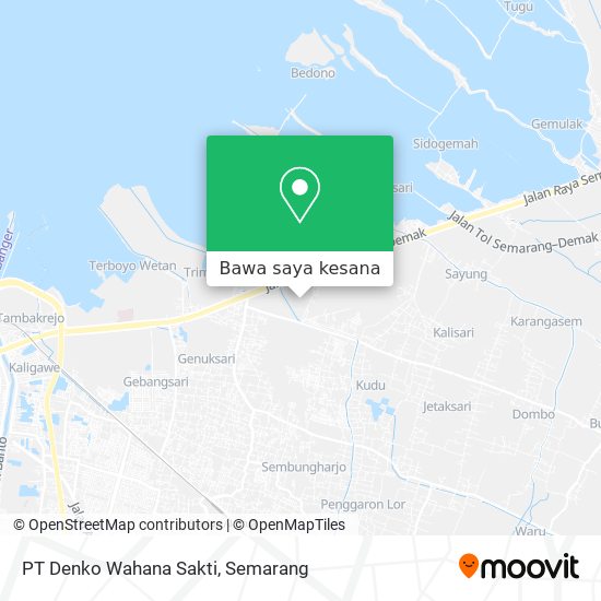 Peta PT Denko Wahana Sakti