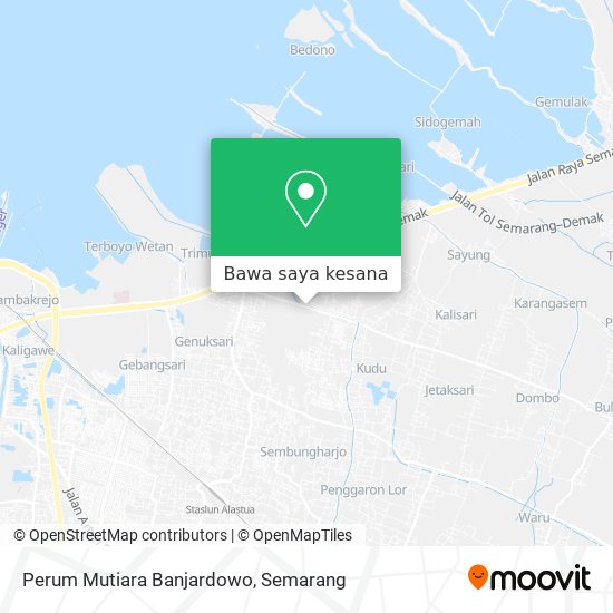Peta Perum Mutiara Banjardowo