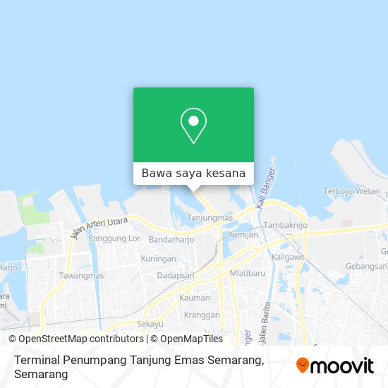 Peta Terminal Penumpang Tanjung Emas Semarang