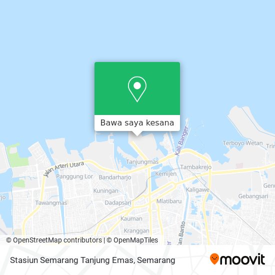 Peta Stasiun Semarang Tanjung Emas