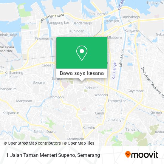 Peta 1 Jalan Taman Menteri Supeno