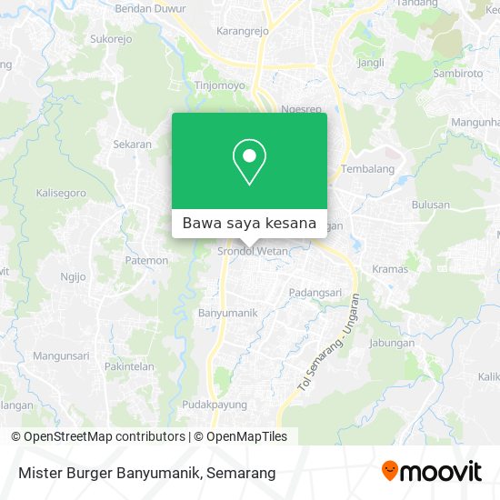 Peta Mister Burger Banyumanik