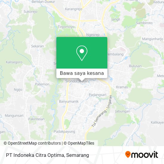 Peta PT Indoneka Citra Optima