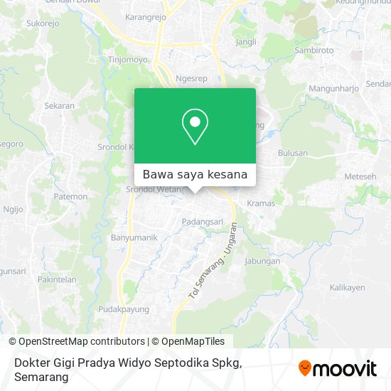 Peta Dokter Gigi Pradya Widyo Septodika Spkg