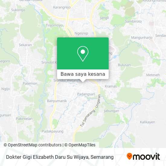 Peta Dokter Gigi Elizabeth Daru Su Wijaya