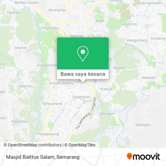 Peta Masjid Baittus Salam