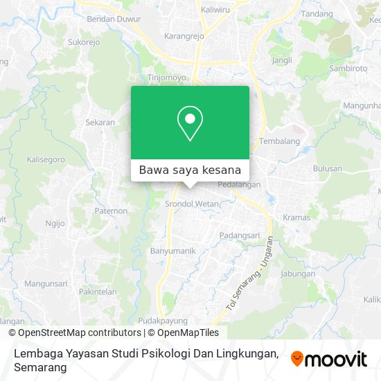 Peta Lembaga Yayasan Studi Psikologi Dan Lingkungan