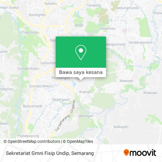 Peta Sekretariat Gmni Fisip Undip