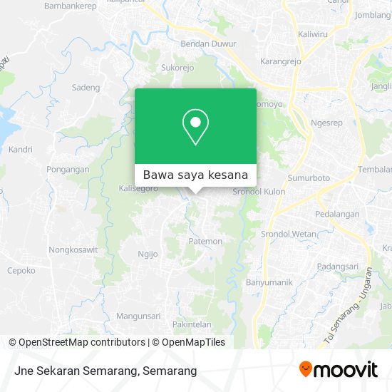 Peta Jne Sekaran Semarang