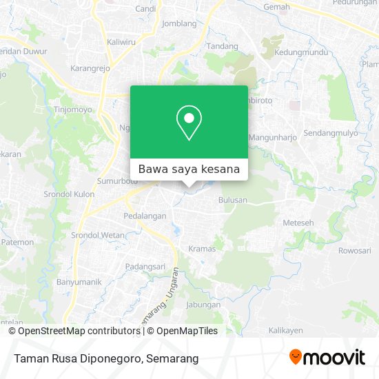 Peta Taman Rusa Diponegoro
