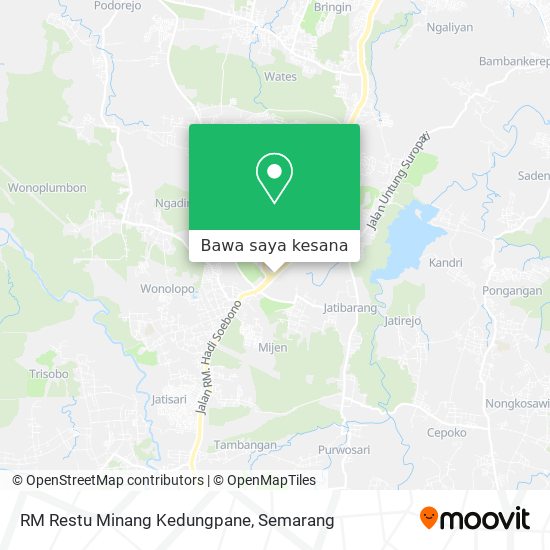 Peta RM Restu Minang Kedungpane