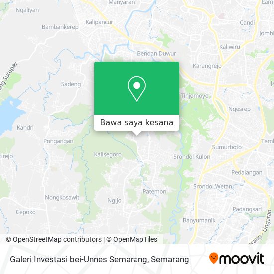 Peta Galeri Investasi bei-Unnes Semarang