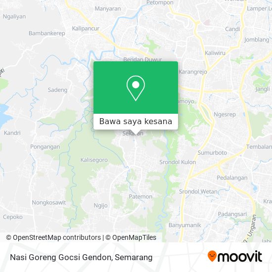 Peta Nasi Goreng Gocsi Gendon