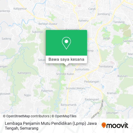 Peta Lembaga Penjamin Mutu Pendidikan (Lpmp) Jawa Tengah