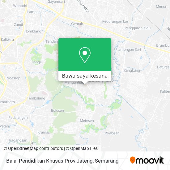 Peta Balai Pendidikan Khusus Prov Jateng